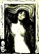 Edvard Munch madonna oil painting